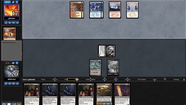 Mono Black Sacrifice vs. Jeskai Ephemerate (Pauper) #mtg смотреть онлайн