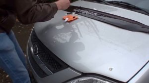 Установка дефлектора капота Дельта для Лады Ларгус