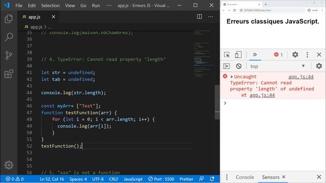 5 erreurs classiques en JavaScript. смотреть онлайн