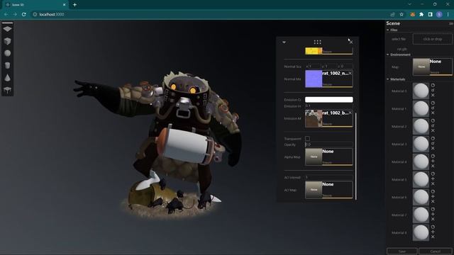 3D Scene Viewer and Material Editor | React | Three смотреть онлайн