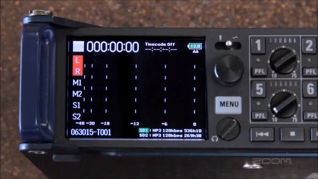 Обзор ZOOM F8 на русском языке