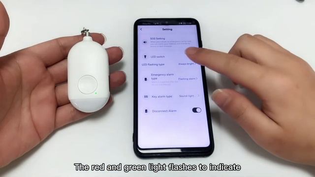 Tuya Smart Safesound Personal Alarm - 130dB Self Defense Alarm Keychain Emergency LED Flashlight смотреть онлайн