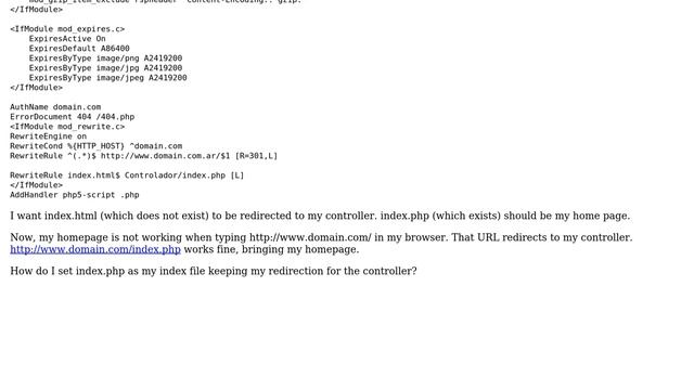 Index File in .htaccess смотреть онлайн