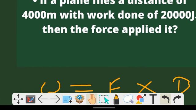 If a plane flies a distance of 4000m with work done of 20000J. then the force applied it? смотреть онлайн
