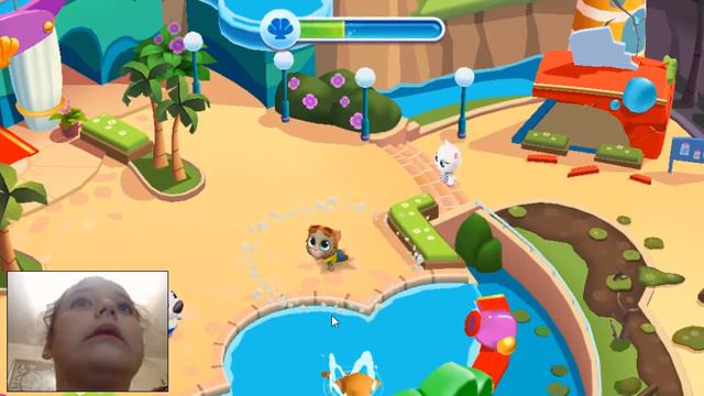 Бассейн Говорящего Тома - детская игра.Приключении в аквапарке Тома и его друзей. смотреть онлайн