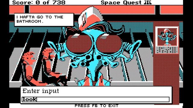 Mark Crowe SPEAKS TO THE PLAYER in Space Quest III смотреть онлайн