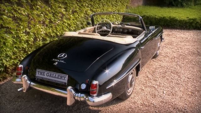 MERCEDES 190 SL / 190SL Convertible 1963 - Modest Mercedes-Benz Drive - W121 Engine Sound | SCC TV