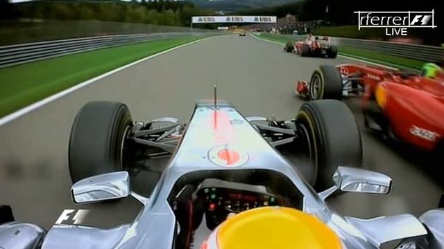 F1 Onboard Laps side by side | Spa-Francorchamps смотреть онлайн