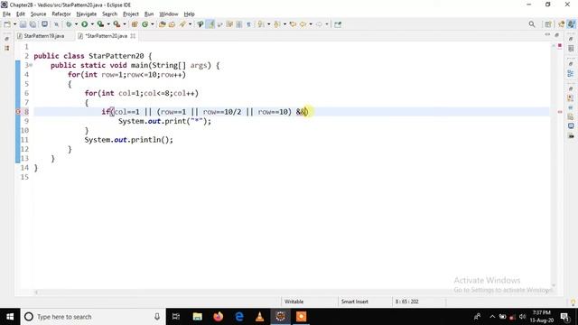 How To Print Alphabet B Pattern In Java смотреть онлайн