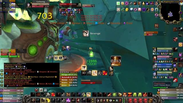Magtheridon lair - undead warrior tank pov смотреть онлайн