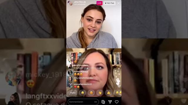 ПОСЛЕ ГЛАВА 2 ДЖОЗЕФИН ЛЭНГФОРД И АННА ТОДД ИНТЕРВЬЮ НА АНГЛИЙСКОМ, ОТВЕЧАЮТ НА ВОПРОСЫ, ПРЯМОЙ ЭФИ