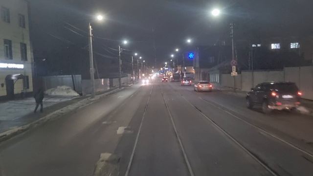 УВЗ 71-407-22. Улица Оборонная - Улица Кауля, г.Тула. 4 января 2023г. смотреть онлайн