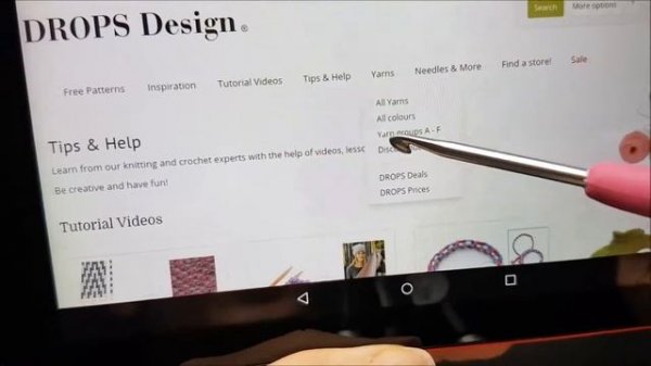 Видео путеводитель по сайту Drops Design. Много полезной информации!!!