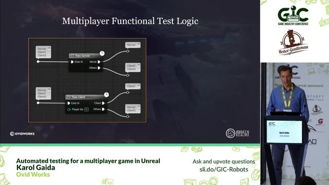 Automated testing for a multiplayer game in Unreal Engine 4 || Karol Gaida || Ovid Works смотреть онлайн