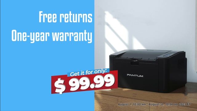 Pantum® P2500W Wireless Monochrome Laser Printer смотреть онлайн