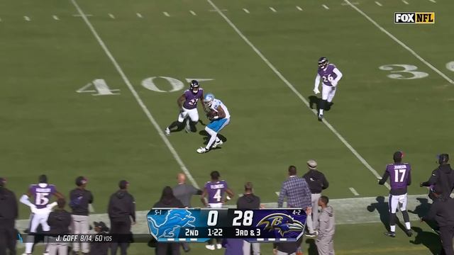 Detroit Lions vs. Baltimore Ravens Game Highlights | NFL 2023 Week 7