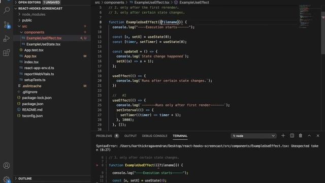 React Hooks - Use Effect смотреть онлайн