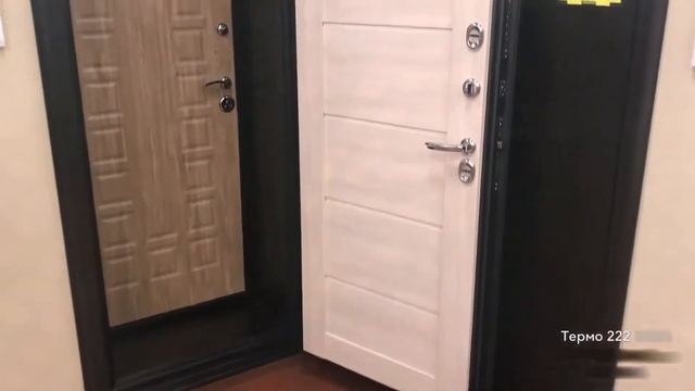 Термо 222 Капучино, дверь с терморазрывом