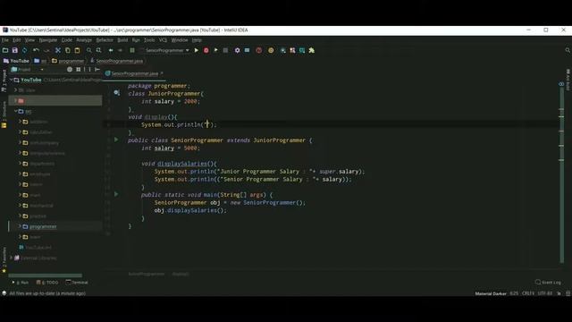 37 - Super keyword in Java смотреть онлайн