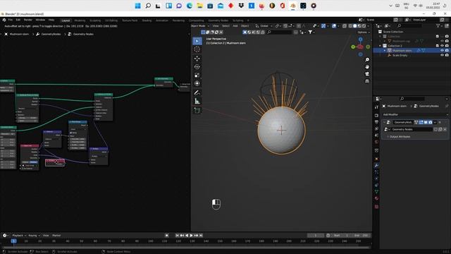 [Blender 3.0] - geometry nodes - Mushroom смотреть онлайн