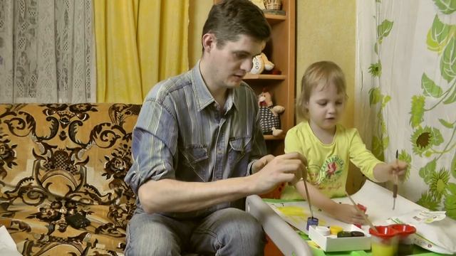 рисование для малышей #1 Рисуем волшебных птиц - приемы пальчиковой живописи смотреть онлайн