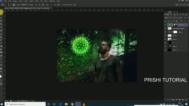 PHOTOSHOP TUTORIAL | PHOTO MANIPULATION (CORONA VIRUS - COVID 19) смотреть онлайн