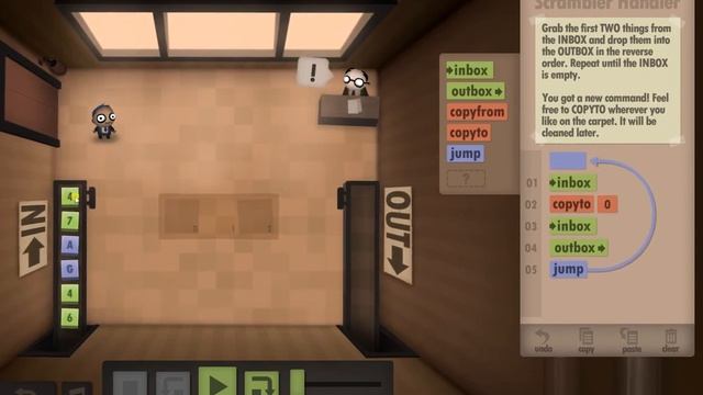 Human Resource Machine Level 4 смотреть онлайн