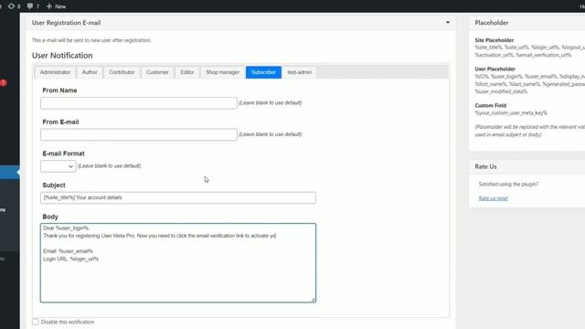 User Registration Settings: Need Email Verification | User Meta Pro смотреть онлайн