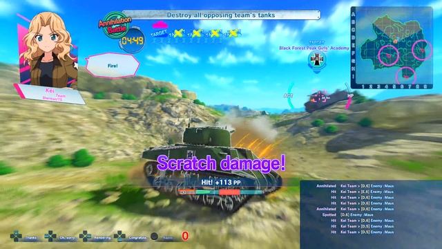 Girls Und Panzer: Dream Tank Match Sherman/75 Challenges смотреть онлайн