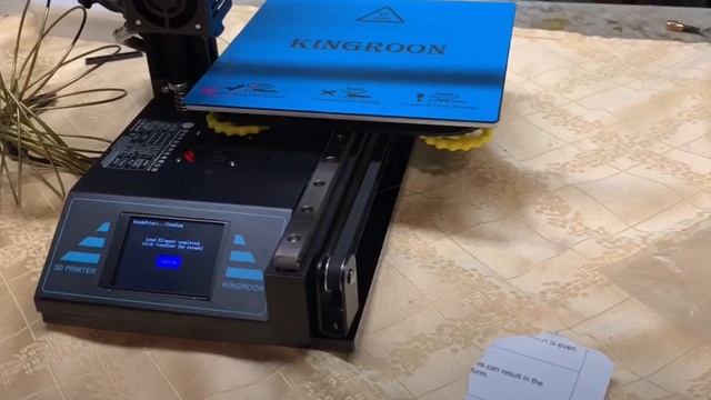 3д принтер Kingroon KP3s. Первая 3д печать.