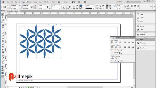 How to Create Modern and Stylish Flower Pattern Background in Adobe InDesign | InDesign Tutorial смотреть онлайн