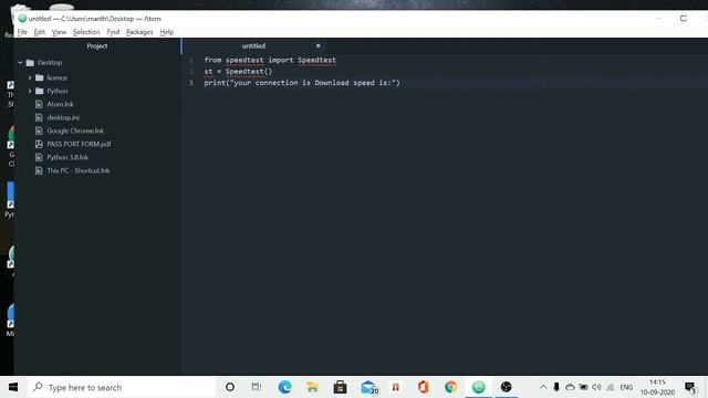 Internet Speed Testing Using Python || Conquer Programming || смотреть онлайн
