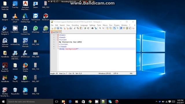 How To Add Background Image In HTML File | By-Nimish смотреть онлайн