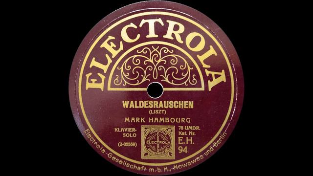 Mark Hambourg plays Liszt Waldesrauschen (1927) смотреть онлайн
