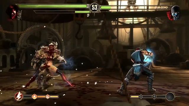 MK9 Tag Ladder Shao Kahn & Skarlet