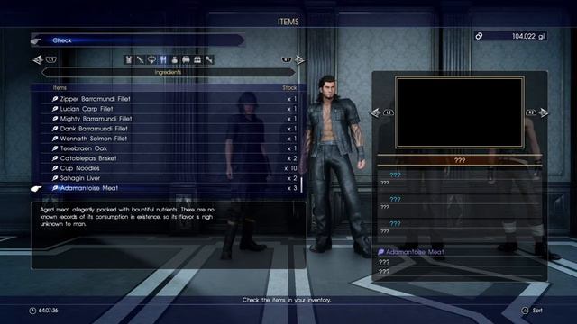 Adamantoise Meat Recipe?- Final Fantasy 15 смотреть онлайн