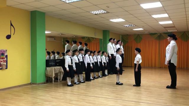 Смотр песни и строя "На знамя победы равняем шаг" смотреть онлайн