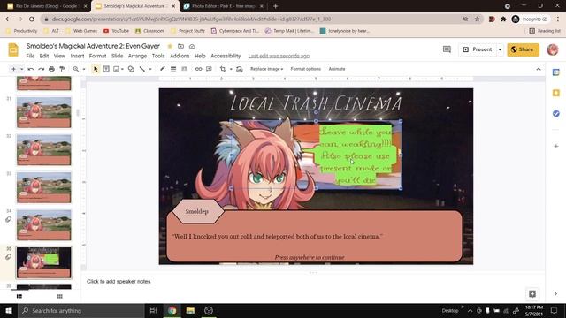 HOW TO MAKE A VISUAL NOVEL GAME IN GOOGLE SLIDES (super comprehensive, full guide, with examples) смотреть онлайн