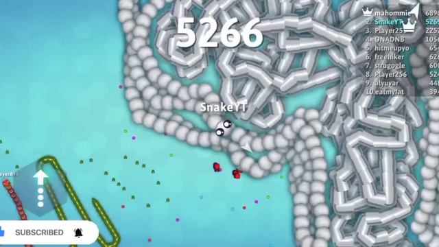 Snake.Io - Pro Giant Snake Vs Troll Tiny Snake! Epic Snakeio Gameplay