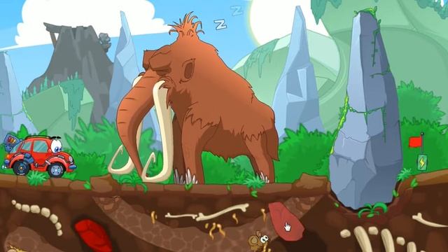 Флеш игра Вили 4 Путешествие во времени первая часть flash game Wheely 4 Time Travel смотреть онлайн