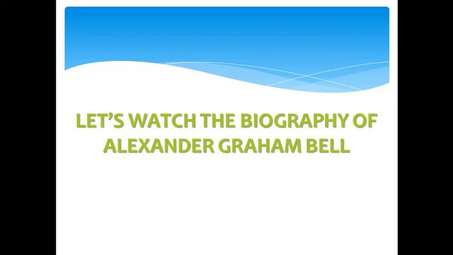 Alexander Graham Bell смотреть онлайн