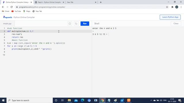 Whitehat Jr|Multiples of given number of given length in python|Asked questions смотреть онлайн