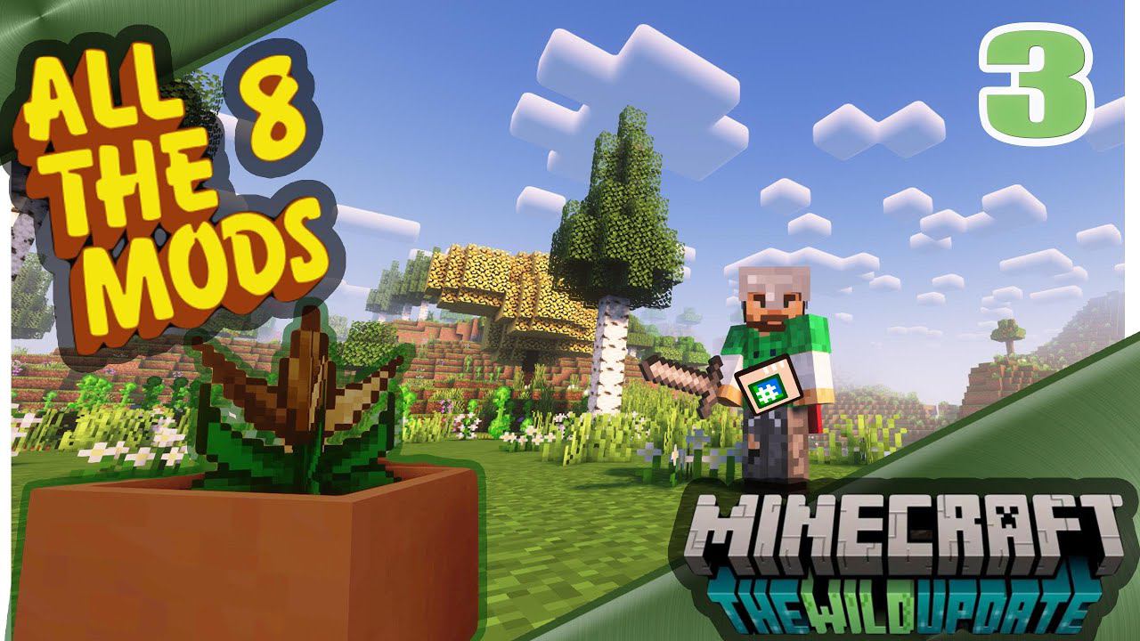 Мистические растения Ферма дерева Create ATM8 Moded Minecraft 1.19.2 #atm8 #allthemods8