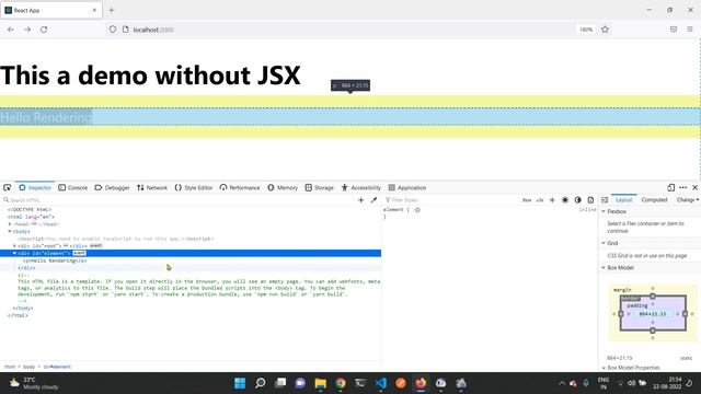 Complete React Beginner to Advanced - 2022 Part - 8 Rendering Elements with createRoot and render смотреть онлайн