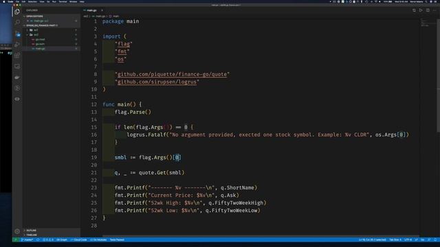 #juststuff #striversity #golang ep006 Using 'finance-go' Package - Part 1 смотреть онлайн