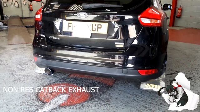 FORD FOCUS 1.0 ECO BOOST non res box delete exhaust sound смотреть онлайн