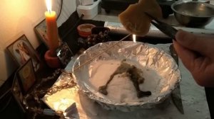 Отливка воском,чистка -откат всего магического негатива.