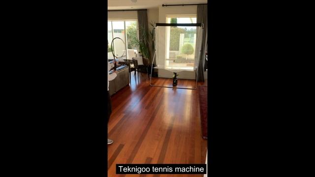 Teknigoo Tennis Machine, The Best Tennis Self Training Equipment For Winter More Fun For Your Famil