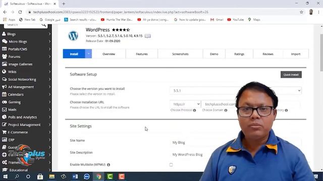 One click wordpress installation in cpanel by using softaculous app 2020 (part 6) смотреть онлайн
