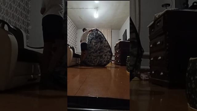 как сложить полатку автомат для зимней рыбалки смотреть онлайн